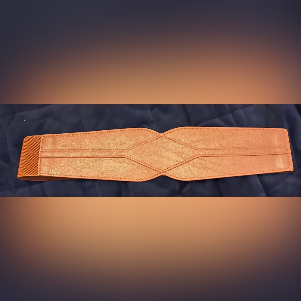 Brown Textured Belt